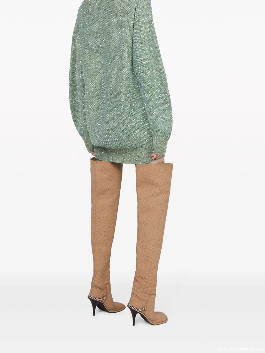 Affordable jumper minidress Women Stella McCartney cape sequin-embellished 0401